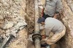 تعمیر  خط انتقال آب چاه کمربندی اسلام آباد غرب  