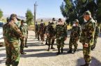بازدید فرمانده قرارگاه منطقه ای غرب از تیپ های مستقر در شهرستان های مرزی استان