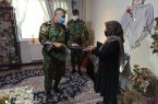 دیدار فرمانده قرارگاه منطقه ای غرب نزاجا با خانواده شهید