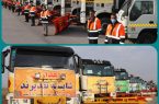 ️برگزاری مانور خودرویی ماشین‌آلات راهداری