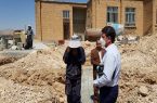 بازدید مدیر کل پزشکی قانونی استان کرمانشاه از پروژه ساختمان در حال احداث