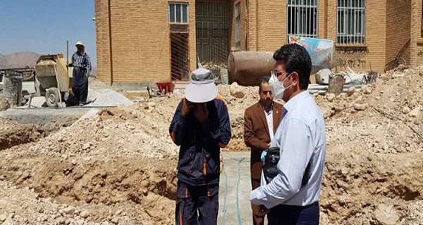 بازدید مدیر کل پزشکی قانونی استان کرمانشاه از پروژه ساختمان در حال احداث